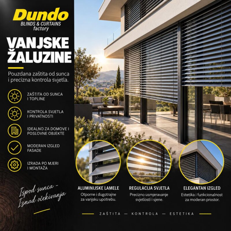 Exterior blinds