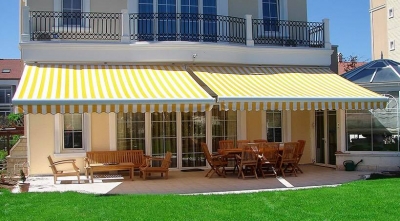 Flat awning
